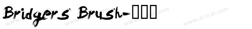 Bridgers Brush字体转换